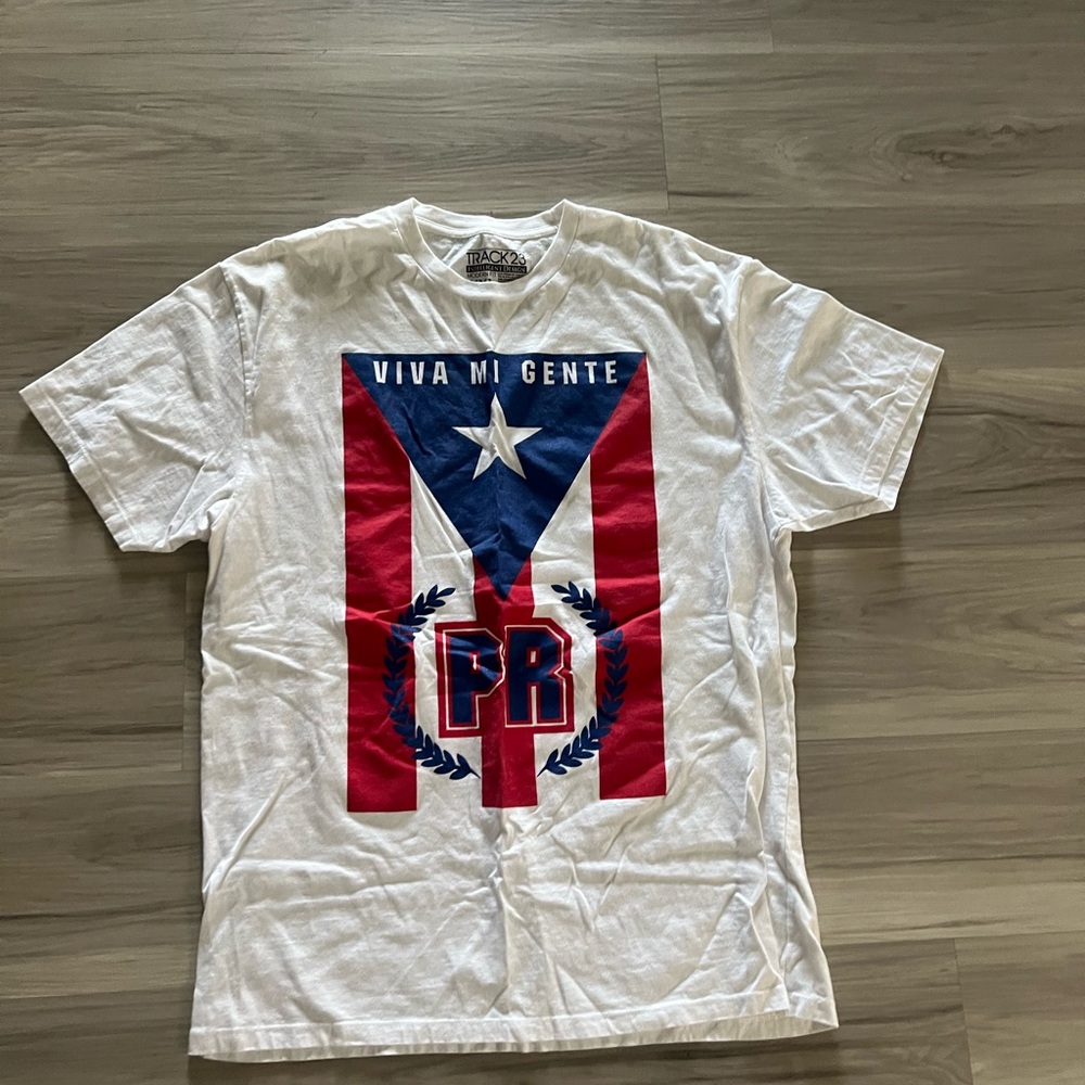 White Puerto Rico Graphic T-Shirt